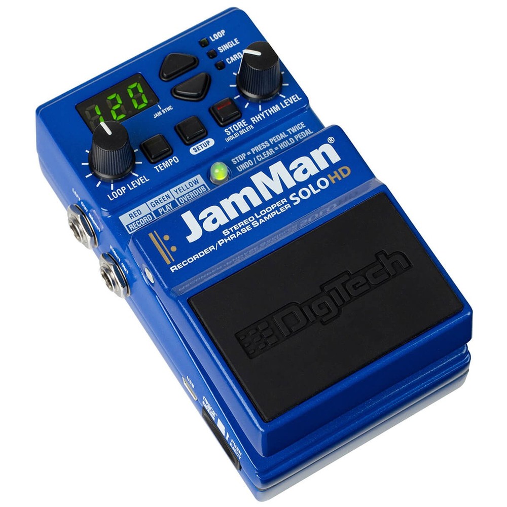 DigiTech JamMan Solo HD Stereo Looper & Sampler Pedal - Blue