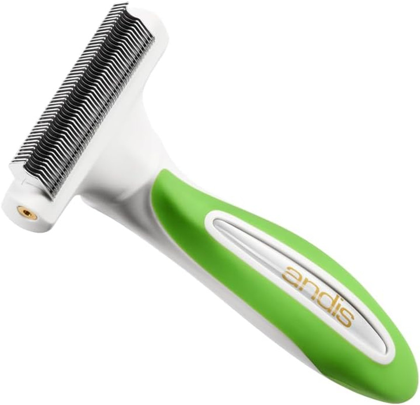 Premium Fine-Tooth Deshedding Rake - Black