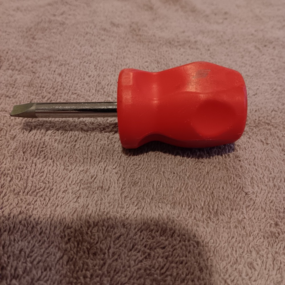 Snap-On SHD1 Stubby Screwdriver Red