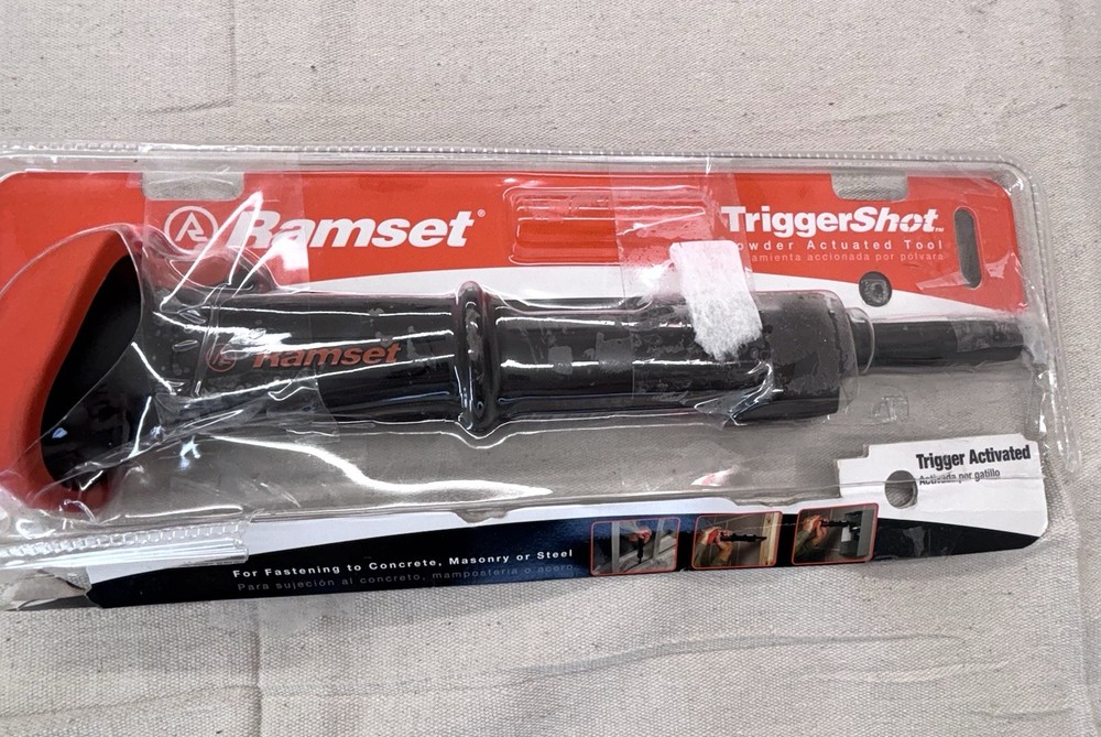 RAMSET Triggershot 0.22 Caliber Powder Actuated Tool Trigger Activated Open Box