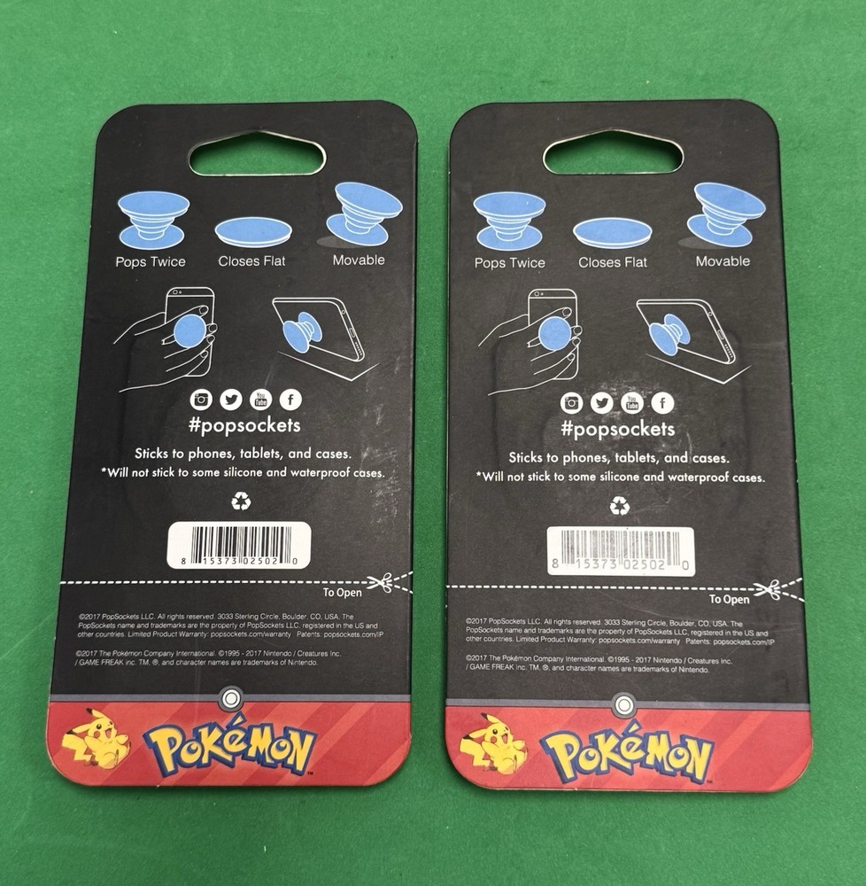 (2) Pokémon Popsocket - Bulbasaur Phone Grip & Stand