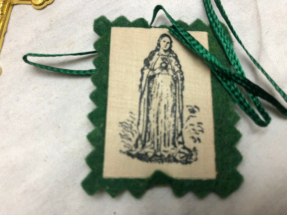 Religious Rosary Book Marker Dove