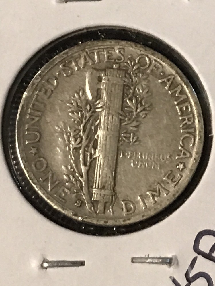 1937-S Mercury Dime VF