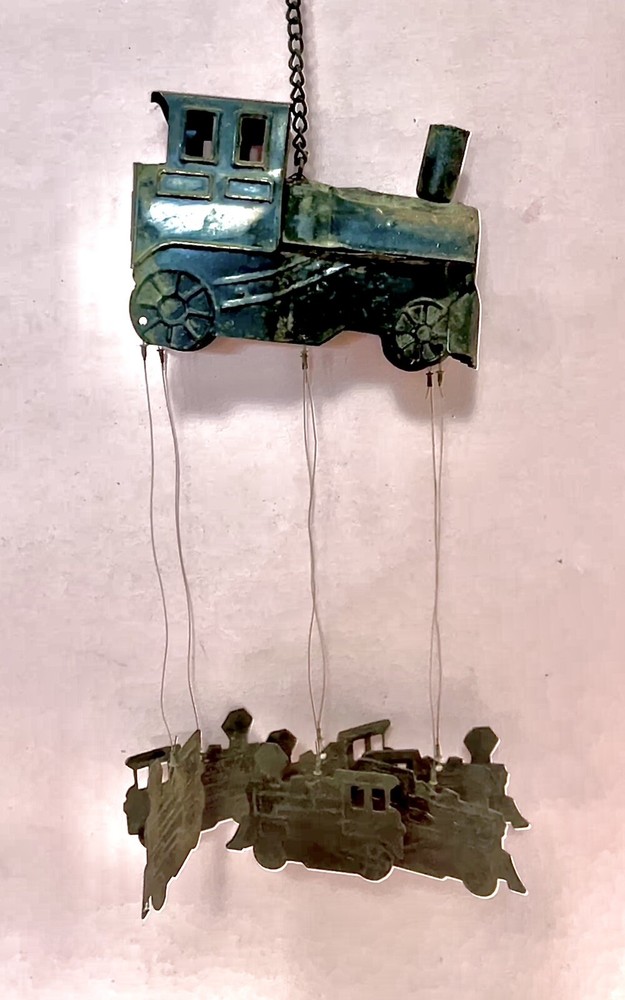 Copper Train Wind Chime - 11" c. 1948-1955
