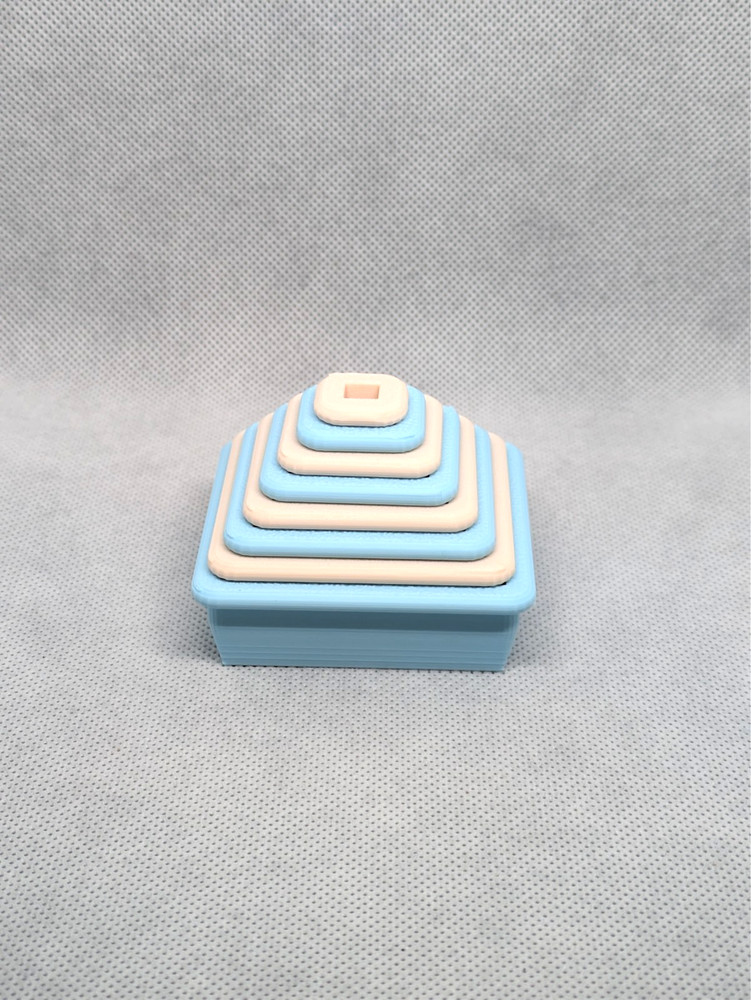 Square Clay Cutter Shape Set ~ Polymer Crafting Tool ~ Stackable Outline ~ Craft