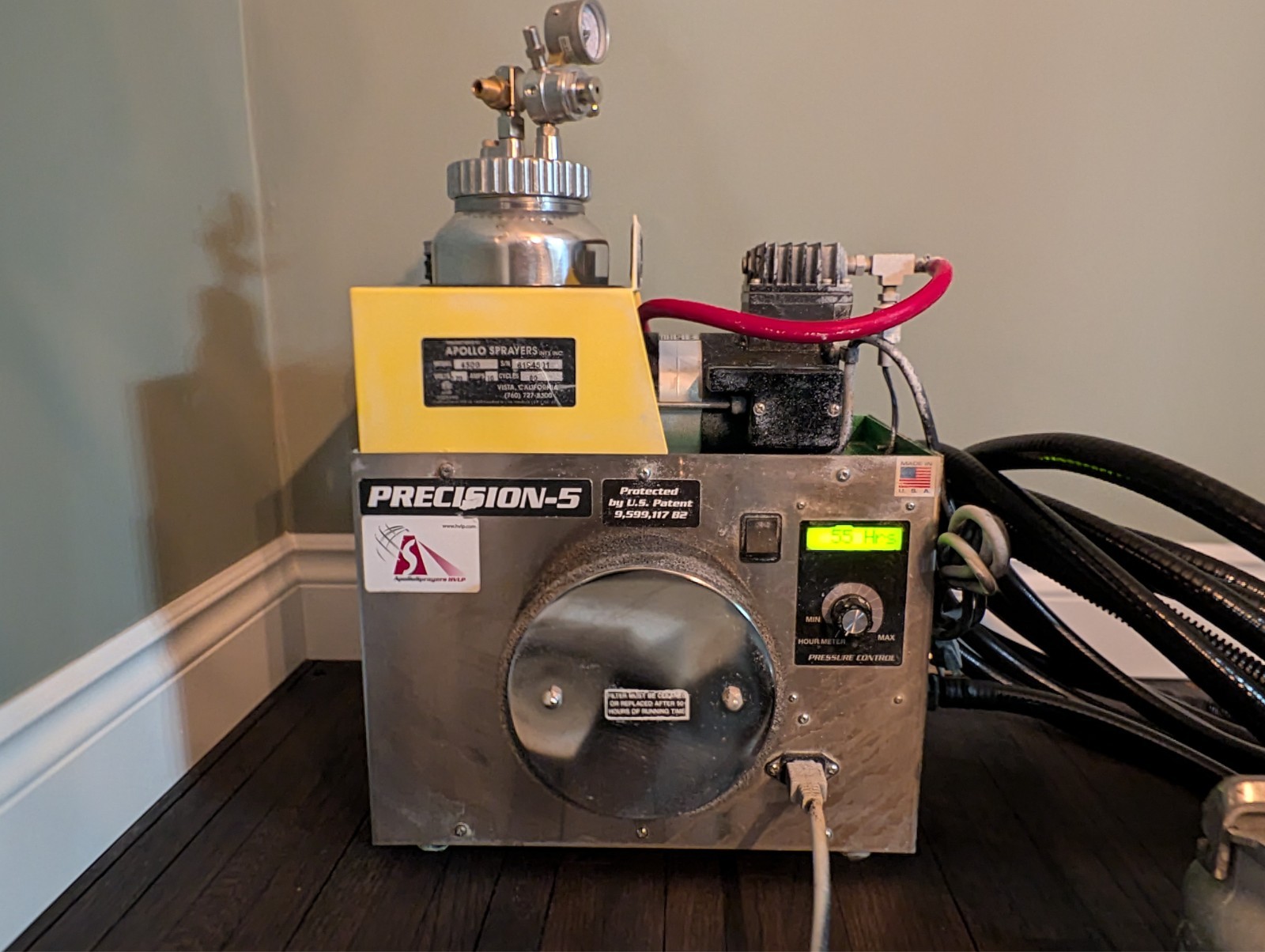 Apollo HVLP Precision 5 paint sprayer with all parts