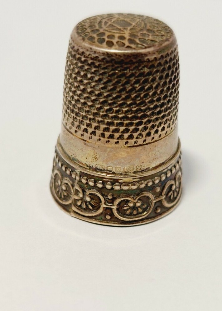 Vintage Sterling Silver 925 thimble Hallmarked