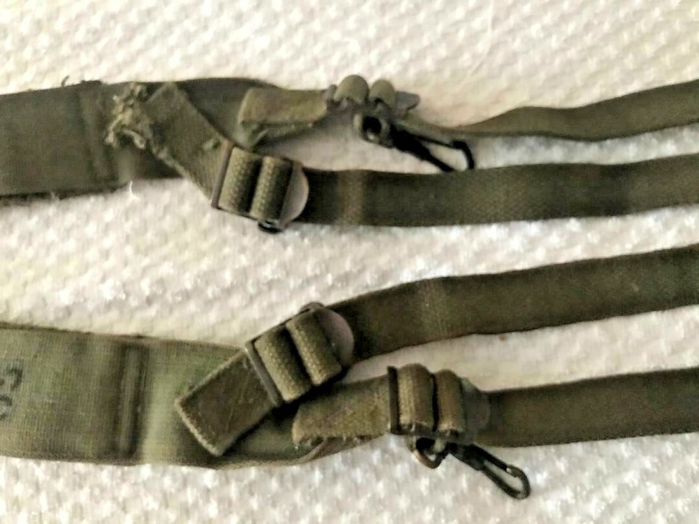 W.W. II MODEL 1944 ARMY SUSPENDERS FOR BACK PACK