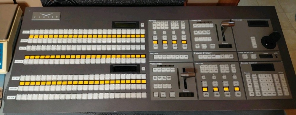 Ross Video Vision 2 Control Panel V2MP-001 - Powers On - Very Nice - UNTESTED