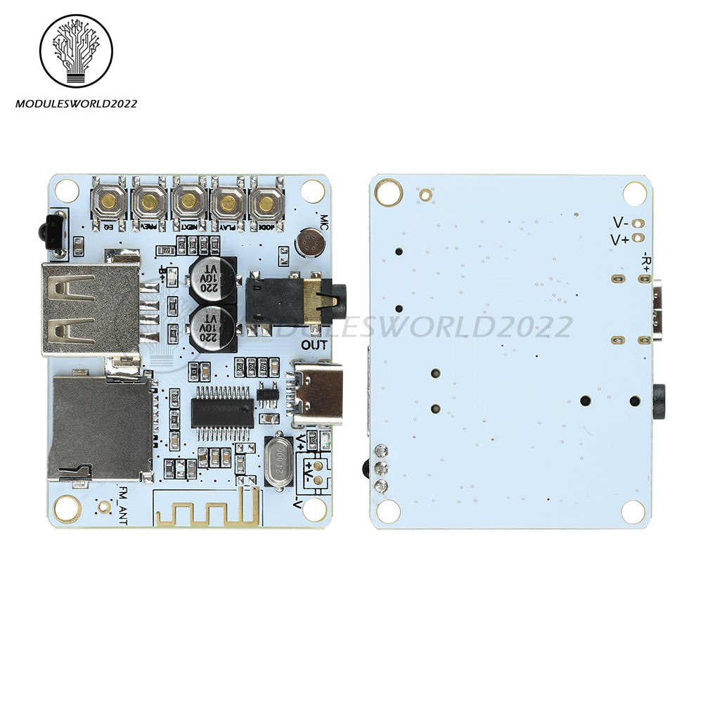 Bluetooth 5.4 Audio Receiver Board MP3 Lossless Decoder Decoding Module Type-C