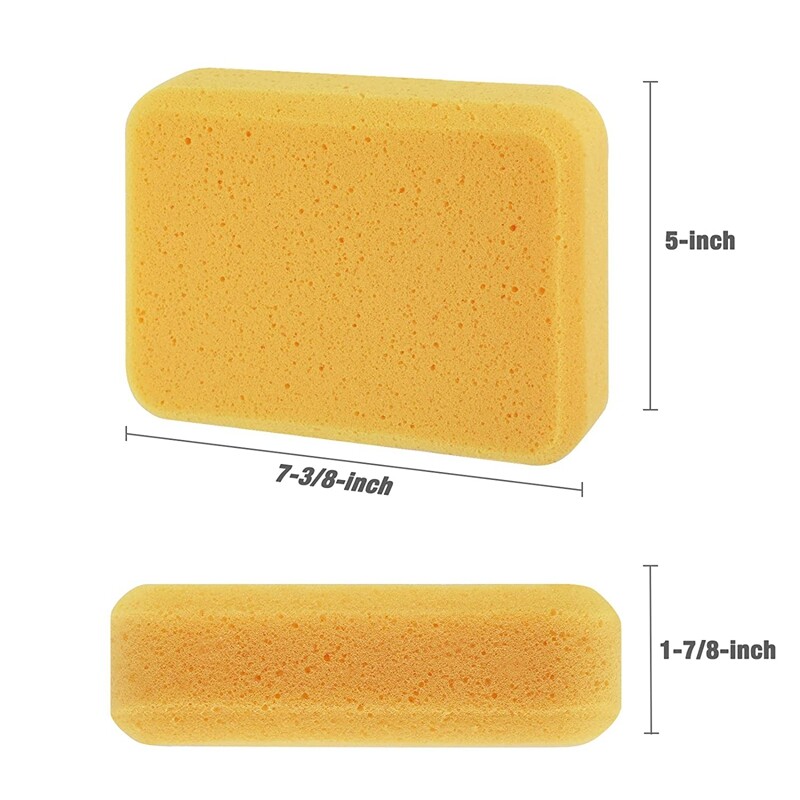 Goldblatt 4"x12" Grout Float Molded Rubber Grout Float, Floor & Tile Grout Tools