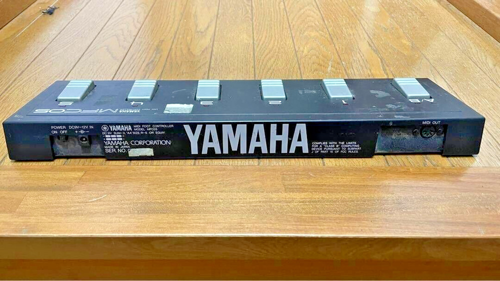 Used Yamaha MFC05 MIDI Foot Controller  with Power Cable