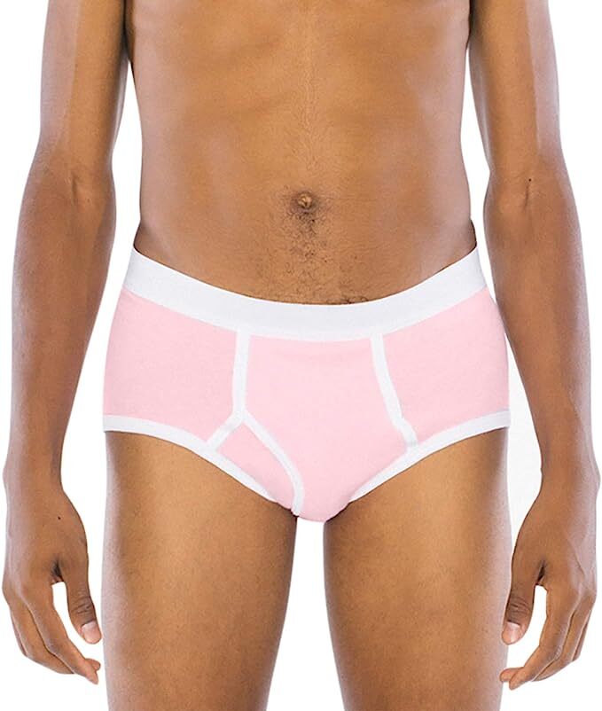 American Apparel Men's Baby Rib Brief 12 pk assorted COLORS 100% cotton