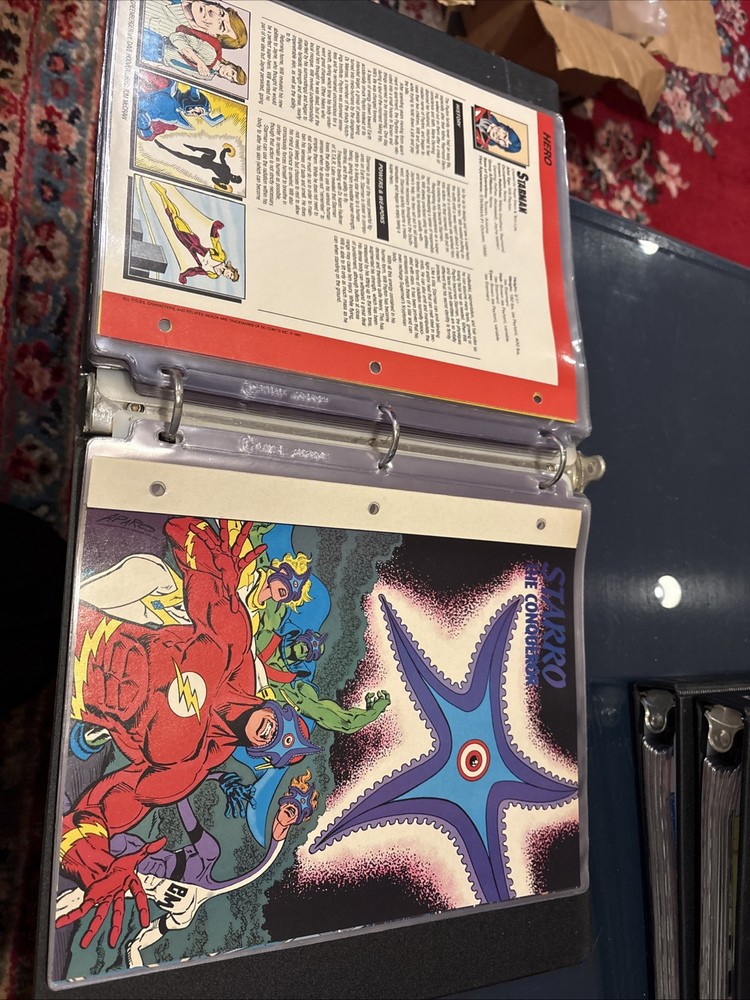 Comic Book Bio Binder