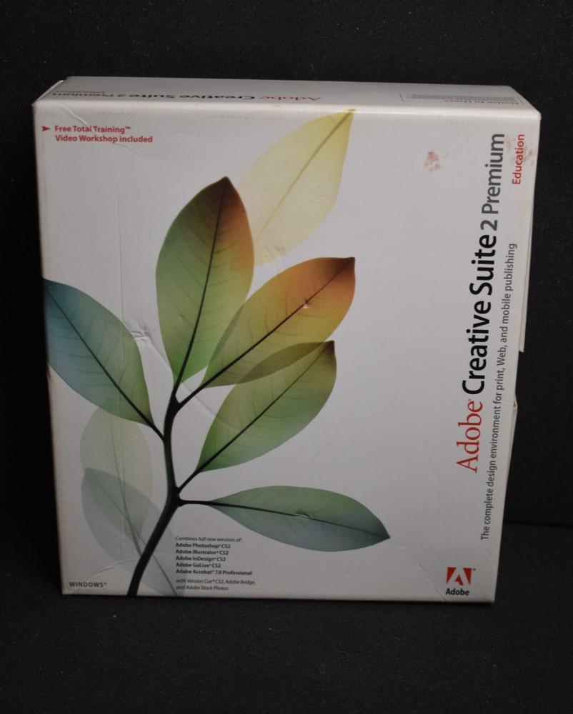 Official Adobe Creative Suite 2 CS2 Premium Edition For Windows