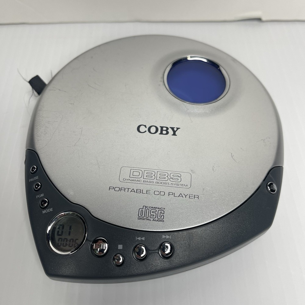 Coby CX-CD118 Dynamic Bass Boost System Digital Audio Portable CD Player