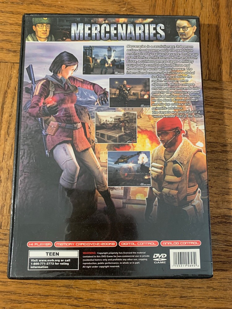 Mercenaries Computer Software