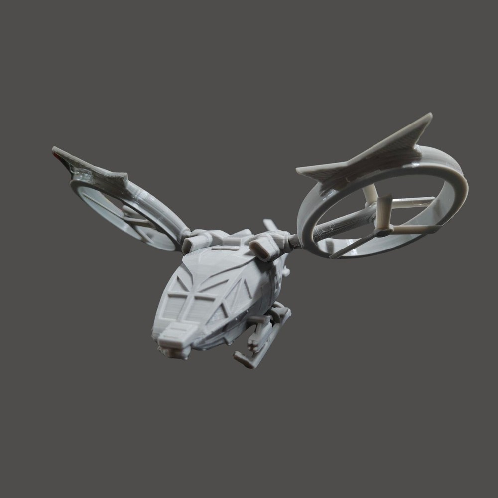 Samson Aerospatial Avatar Helicopter with interior 1:32 Scale DIY model kits