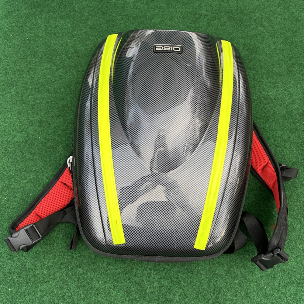 Axio by Harodesign Hardshell Hardcase Backpack Black Motorcycle Riding Pack