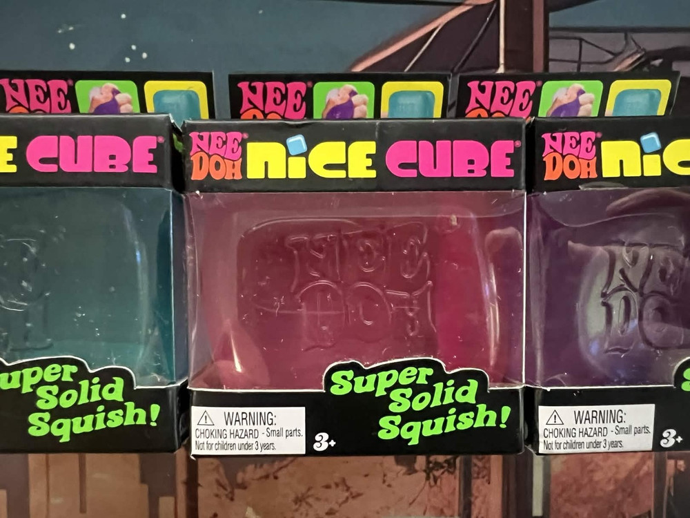 Needoh HOT 🔥 VIRAL TIKTOK NICE CUBE SUPER SOLID SQUISH NEE DOH - COMPLETE SET!