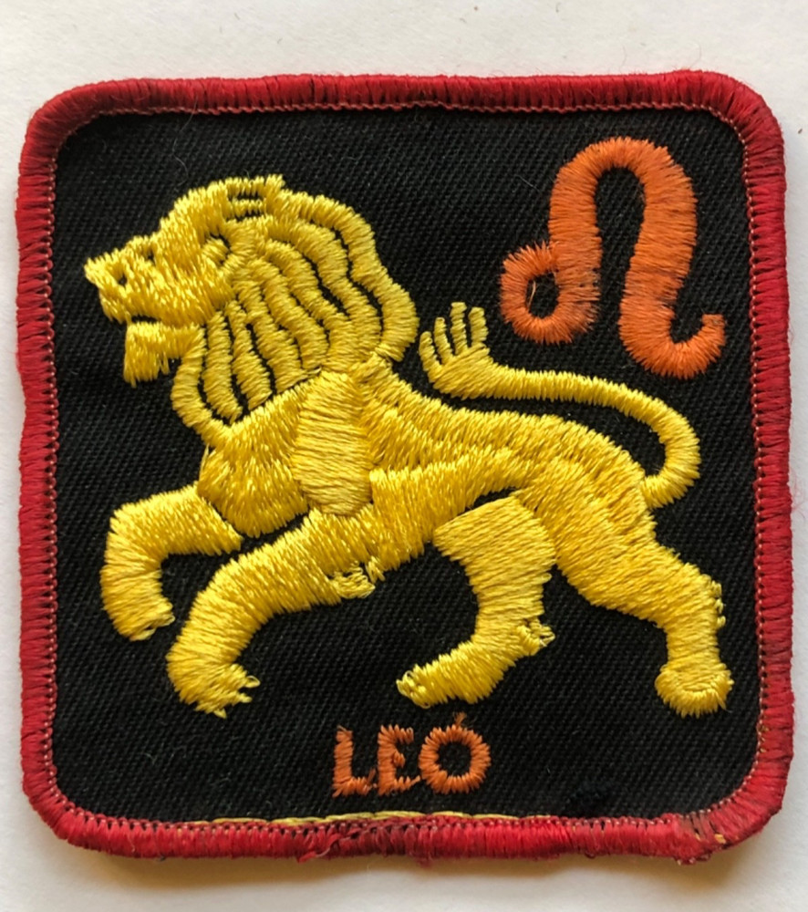 Vintage Leo Astrology Patch