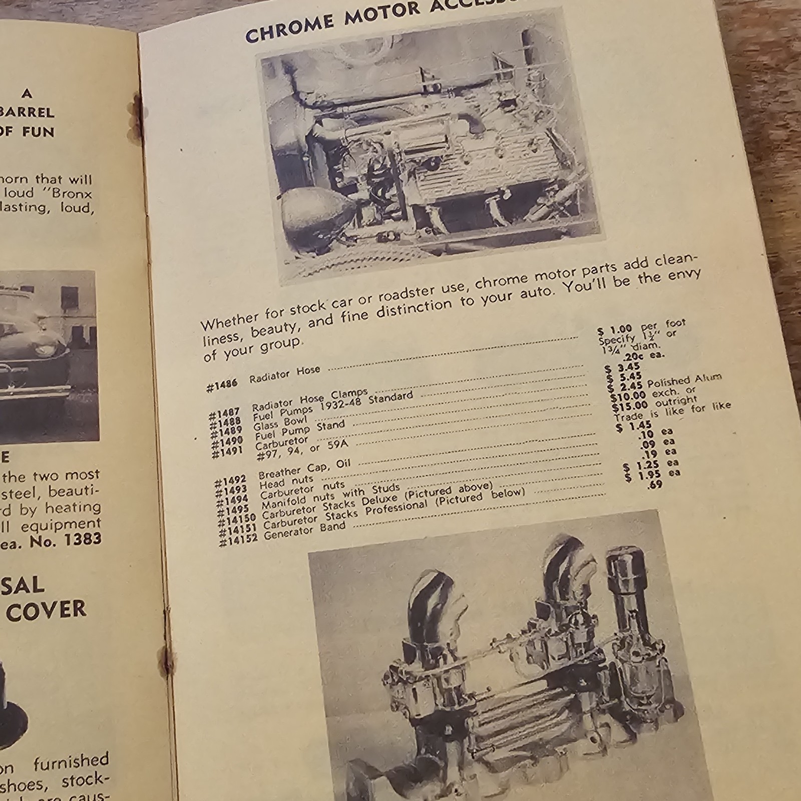 1948 Eastern Auto Accessories Catalog hot rod custom speed shop Cal auto ford V8