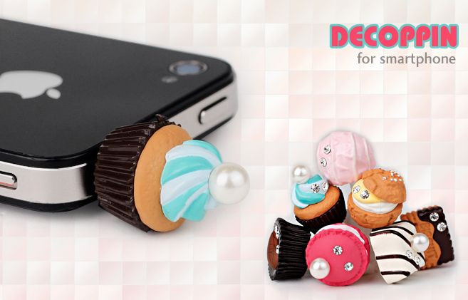 DECOPPIN Sweets Earphone Jack Accessory (Macaroon)