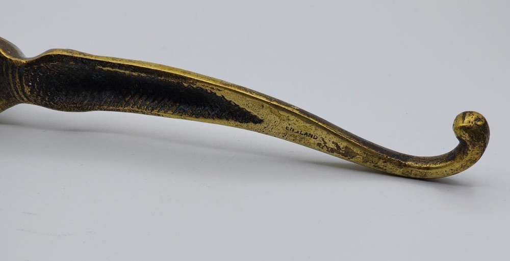 Brass Jester's Head Nutcracker 7" Long