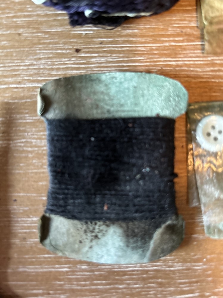 Vintage Navy Pull EZ Sewing Kit With Sewing Contents And Mystery Bag