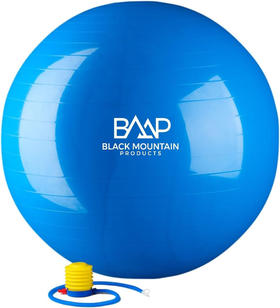 Exercise Stability Yoga Ball, Foot Pump, Ball Plug, Plug Puller, 2000 Lbs Static