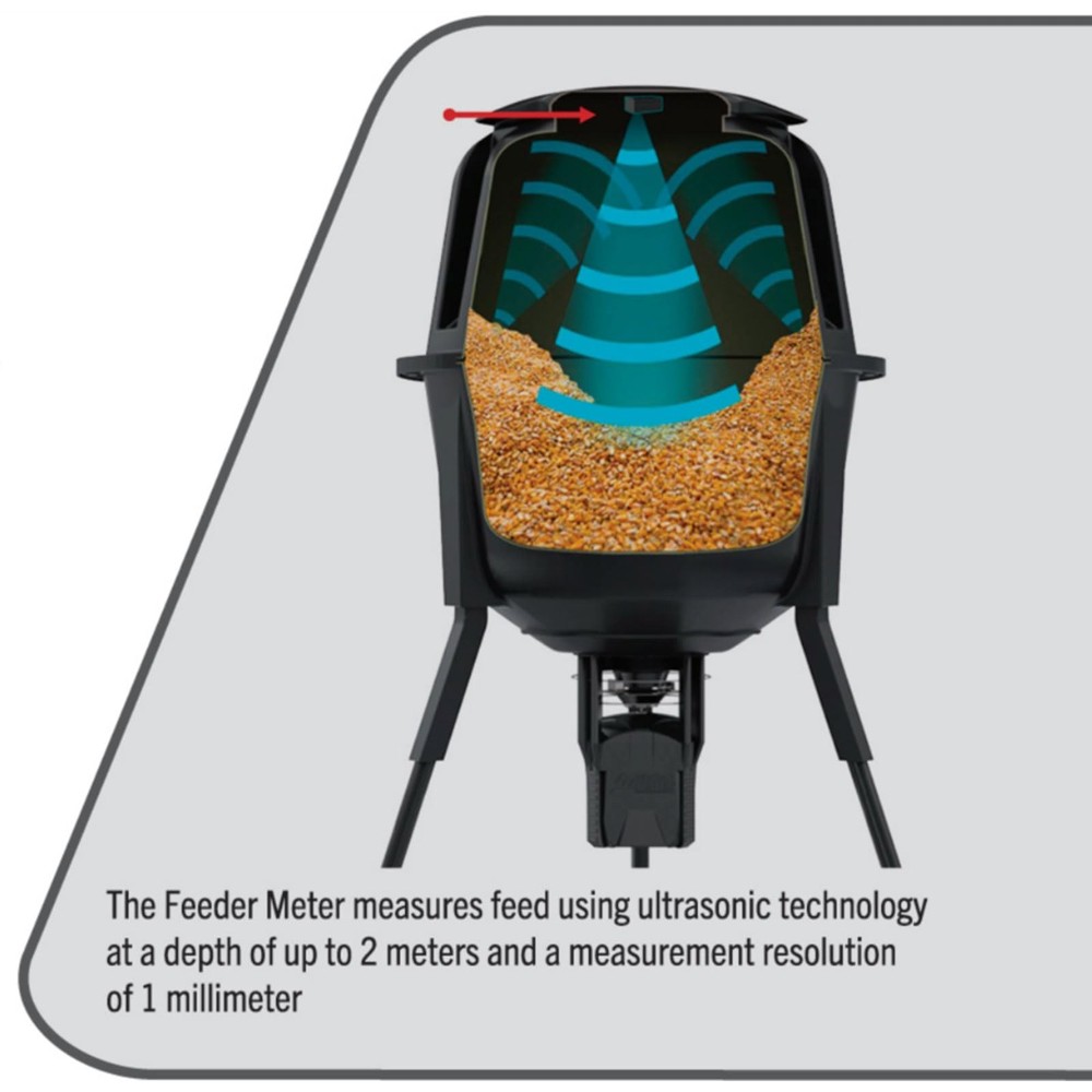 Feeder Meter | Durable Compact Wireless Bluetooth Ultrasonic Accurate Feed Level