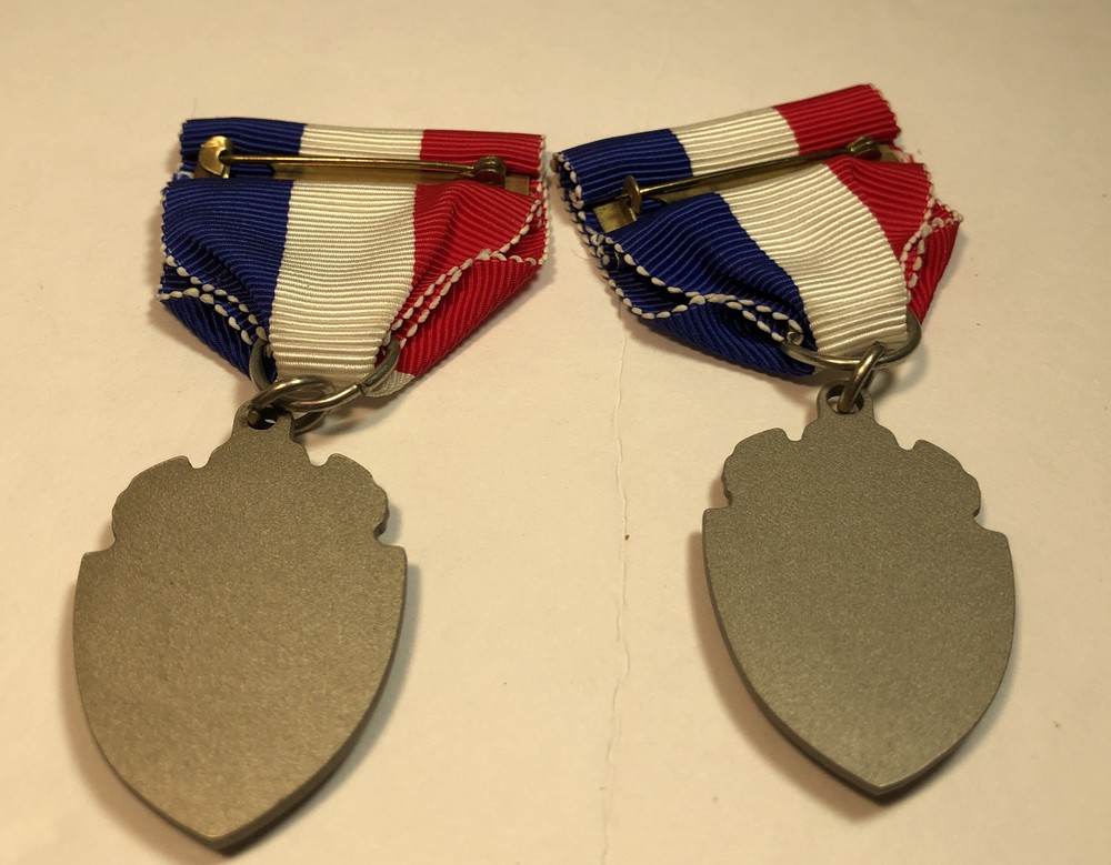 TWO HONOR STUDENT MEDALS PEWTER