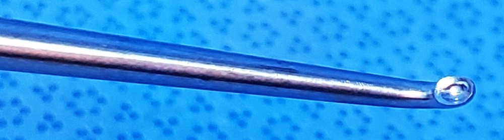 Codman 46-3168 Karlin Curette, Backward Angle, 000