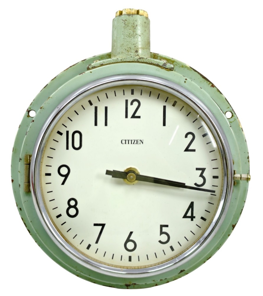TIC Citizen Slave Clock Chrome system Marine Master Series 24VDC