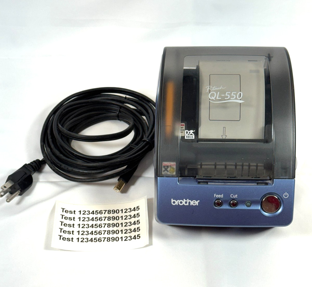 Brother QL-550 P-Touch Label Thermal USB Printer - Tested