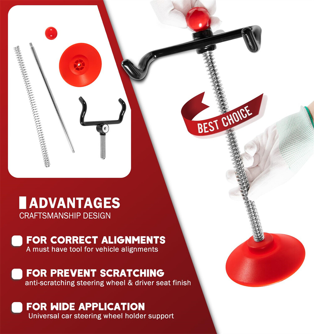 Steering Wheel Holder Car Alignment Steering Wheel Lock Tool For Car Truck Van
