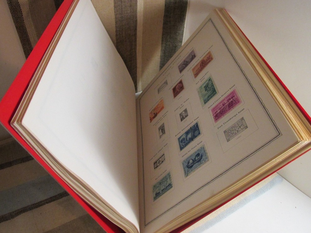 1969 Scott's Minuteman Album For United States Stamps 100+ Used Stamps Inside