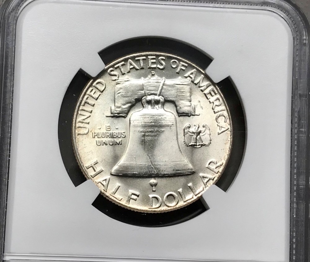 1962D Franklin NGC MS65