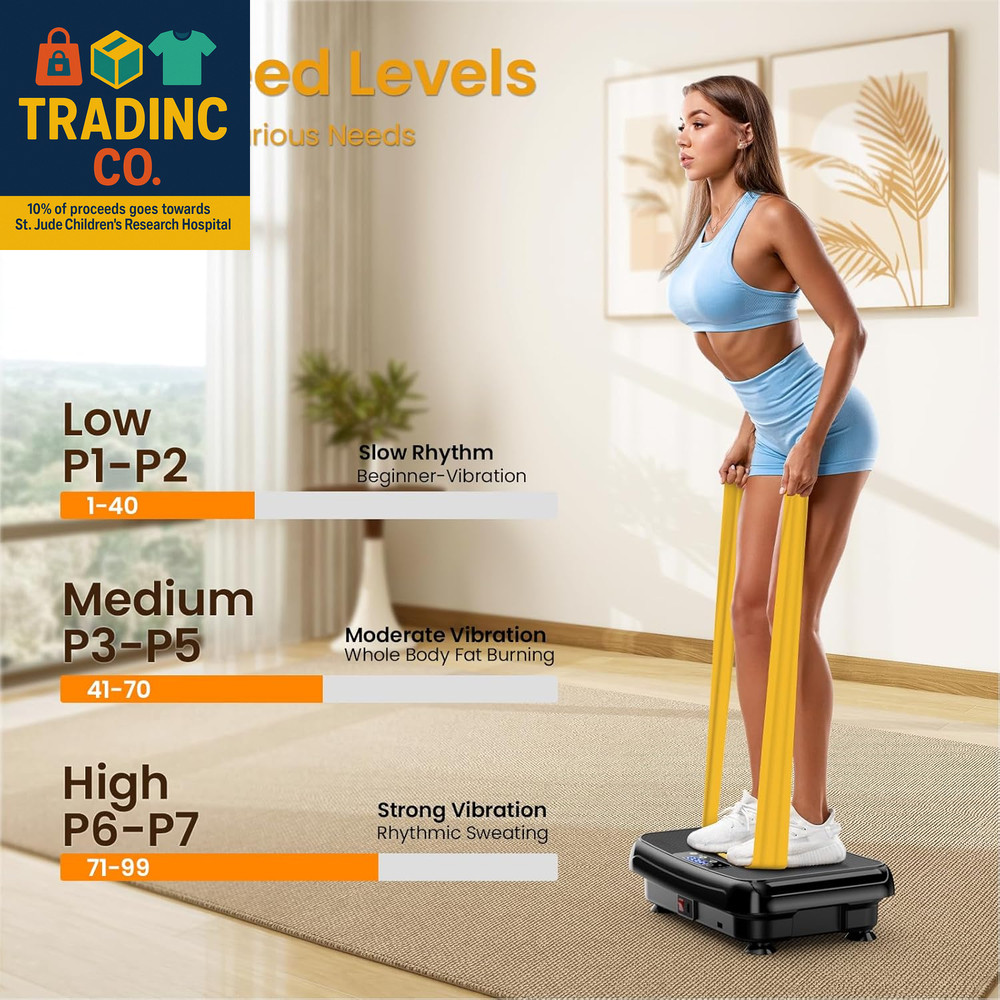 Vibration Plate Exercise Machine: Mini Vibrating Plates for Lymphatic Drainage