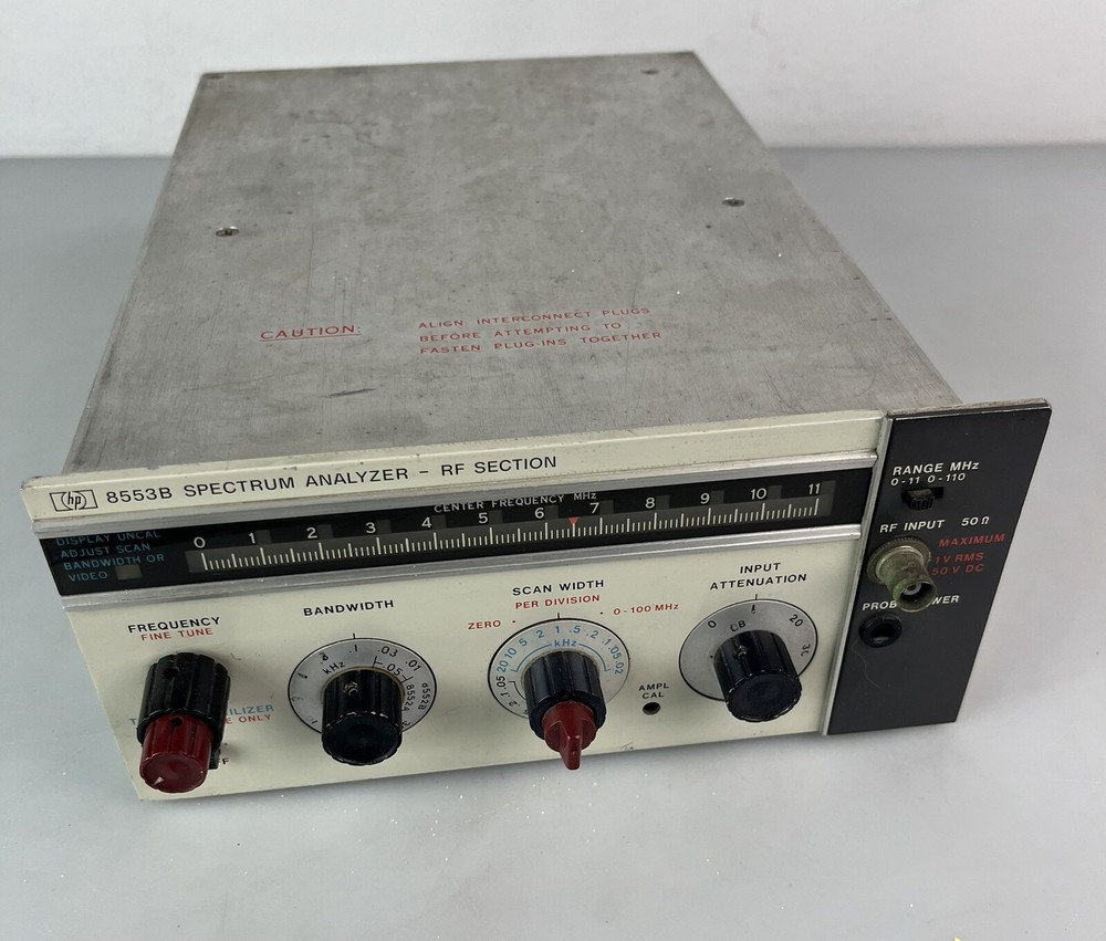 HP SPECTRUM ANALYZER RF SECTION 8553B