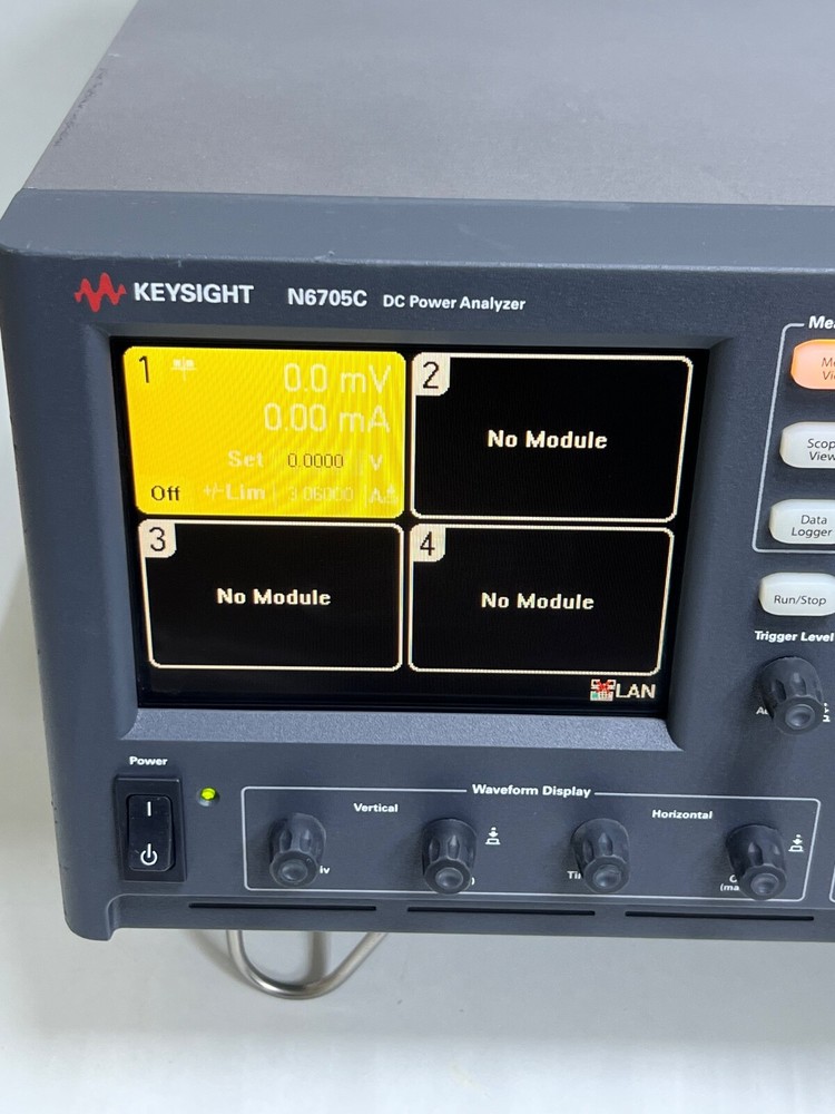 KEYSIGHT N6705C DC POWER ANALYZER WITH KEYSIGHT N6781A