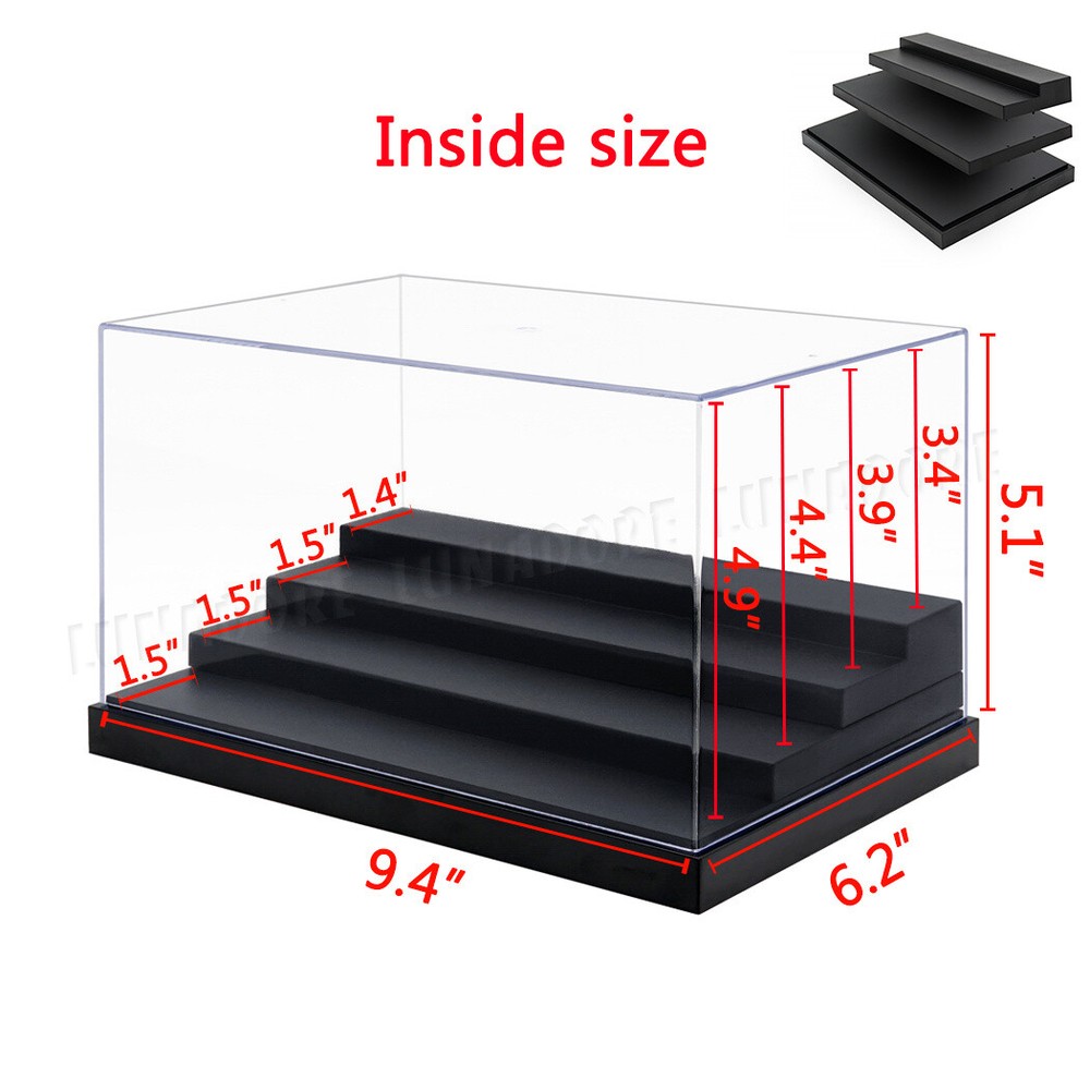Acrylic Display Case Step Blind Box Mini Pop Figures Storage Toy Model Protector