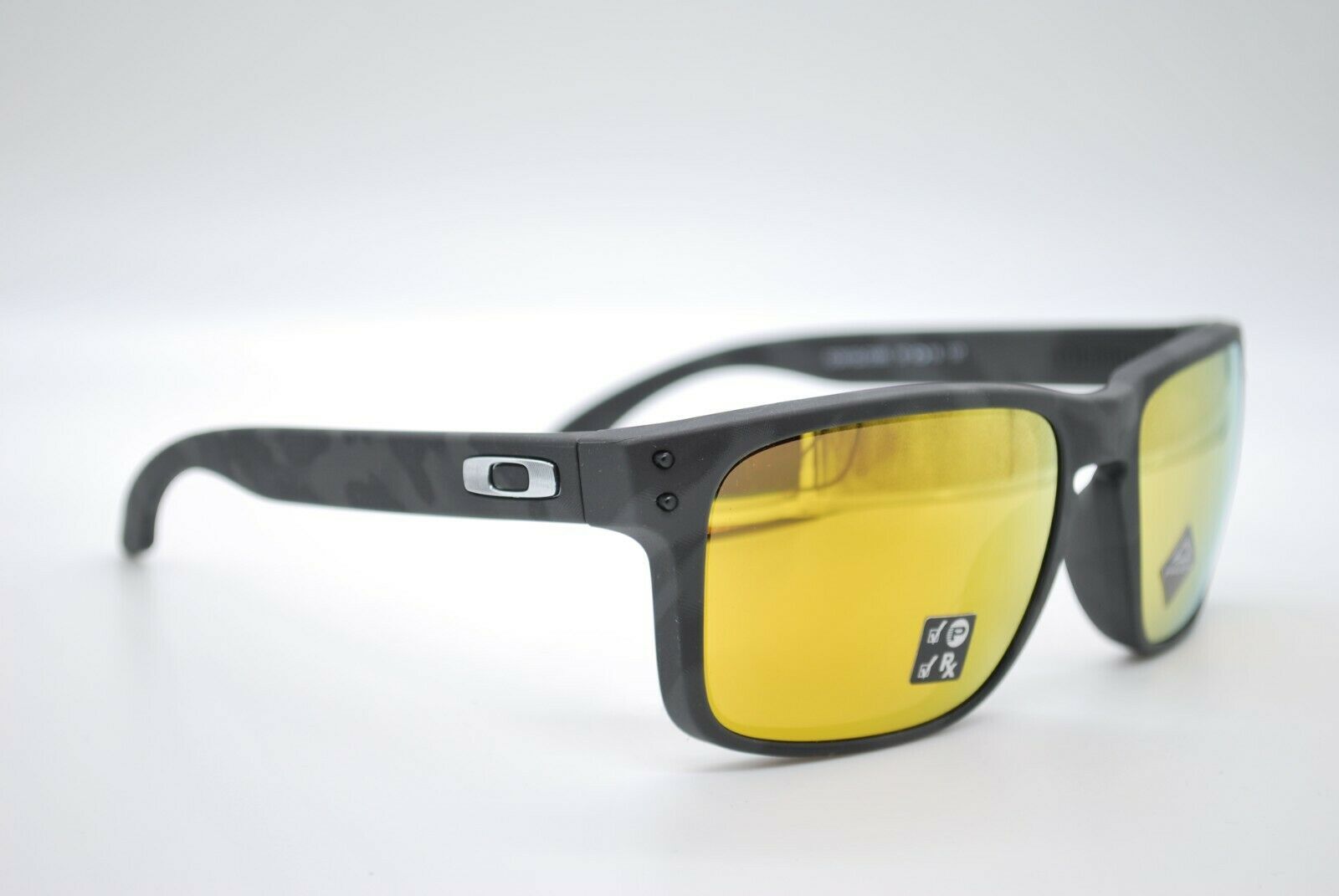 NEW OAKLEY OO9102-O355 HOLBROOK BLK PRIZM 24K POL AUTHENTIC SUNGLASSES RX 57-18