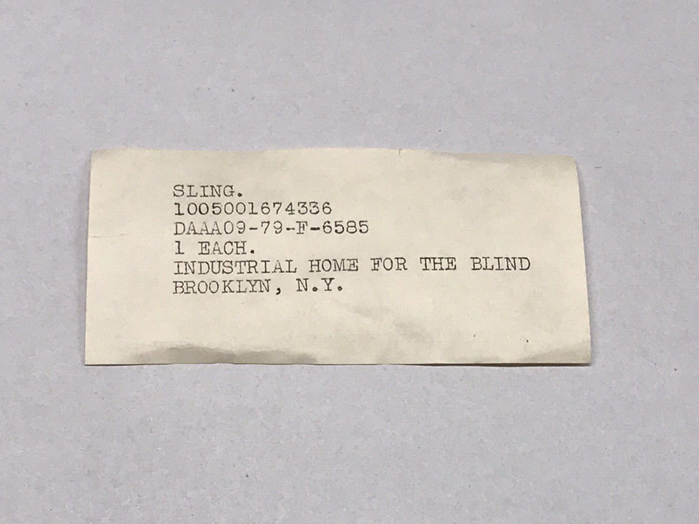 Black Nylon 50" Small Arms Sling NOS Dated 77-79