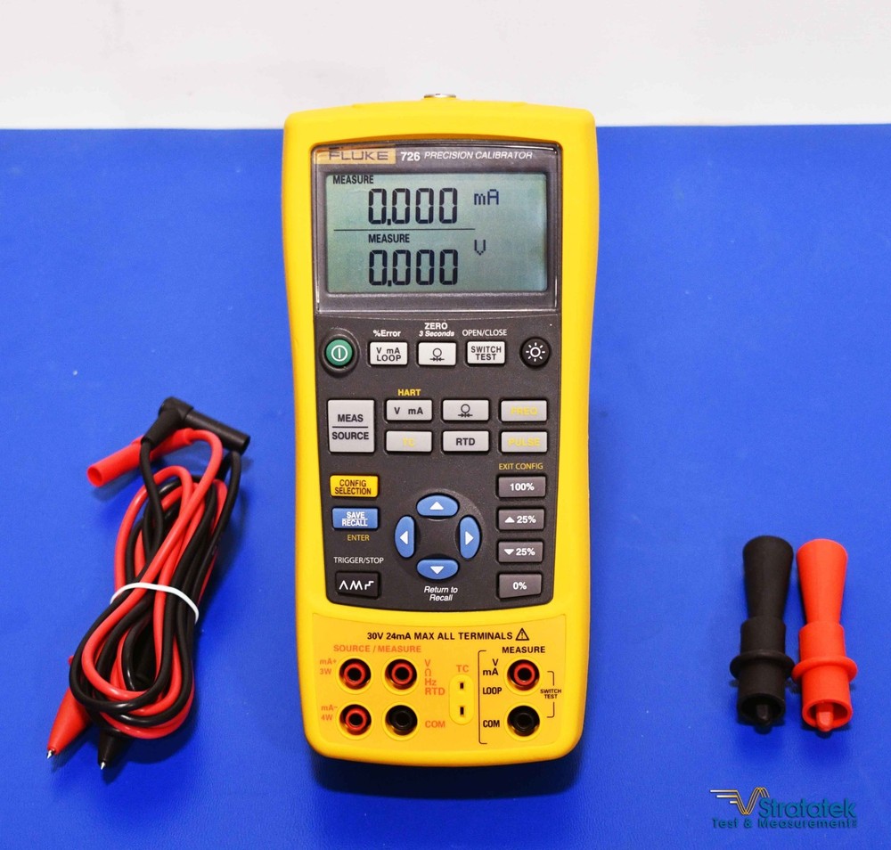 Fluke 726 Multifunction Process Precision Calibrator - NIST Calibrated with Data