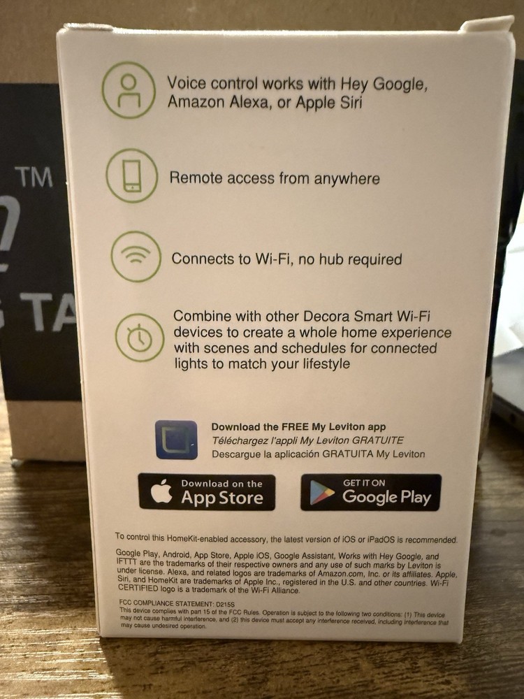 Leviton Decora Smart switch