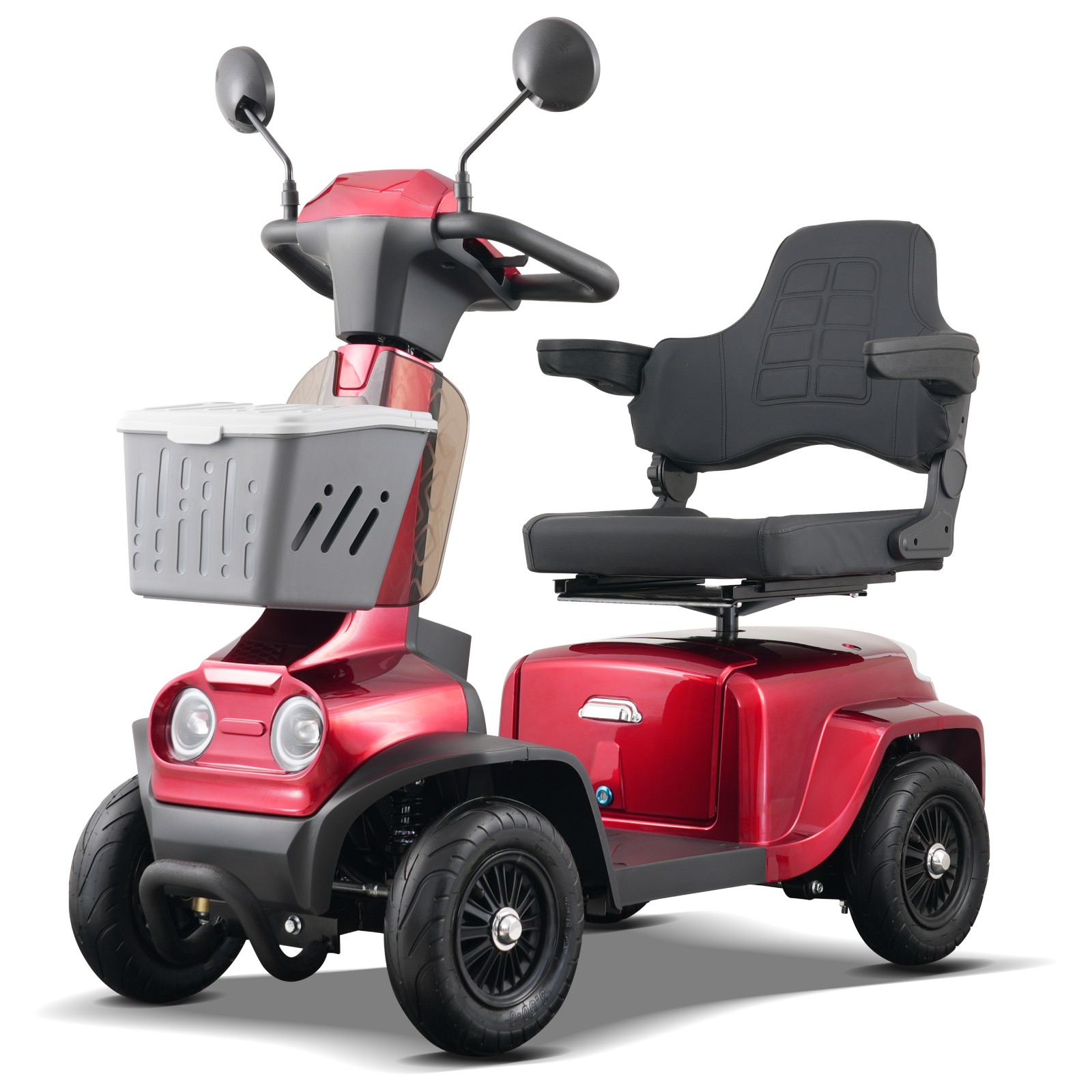 Heavy Duty 4 Wheel Mobility Scooters 8V 20Ah for Seniors & Adults 500lbs Load 4