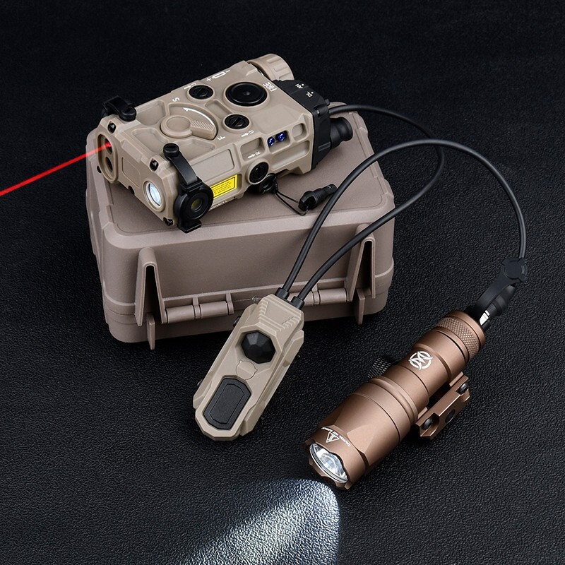 Tactical OGL RED Green Blue IR laser M600 M300 Hunting Flashlight AXON Switch