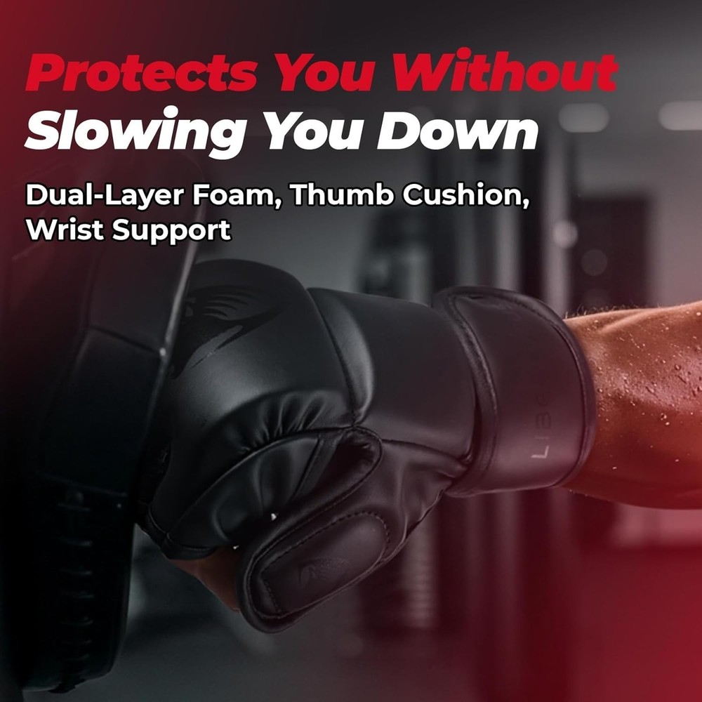Ambidextrous Training Gloves with Hook and Loop Closure for Every Fighter