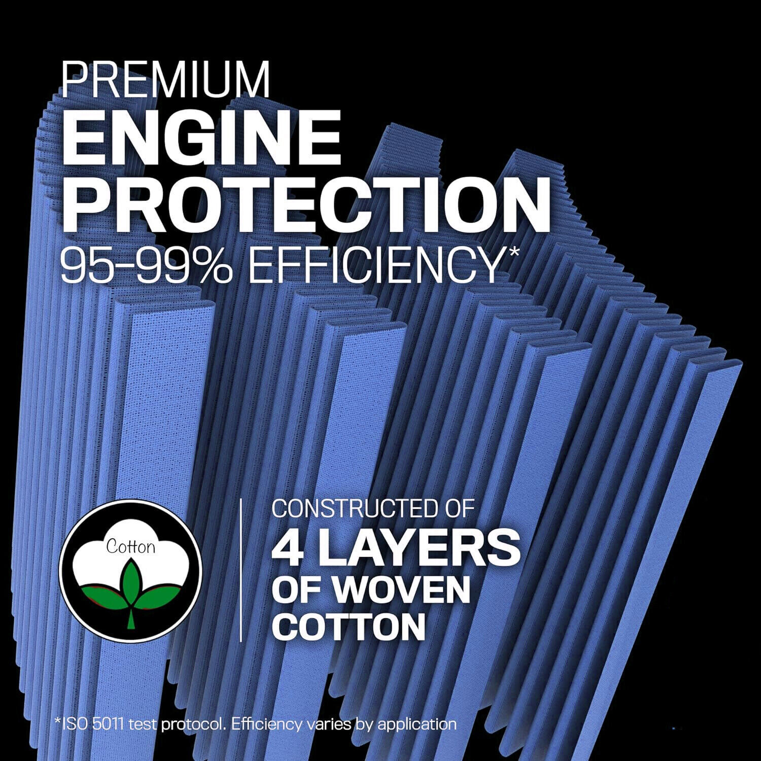 4'' 102mm Long High Flow Inlet Cone Dry Filter Cold Air Intake Replacement NEW